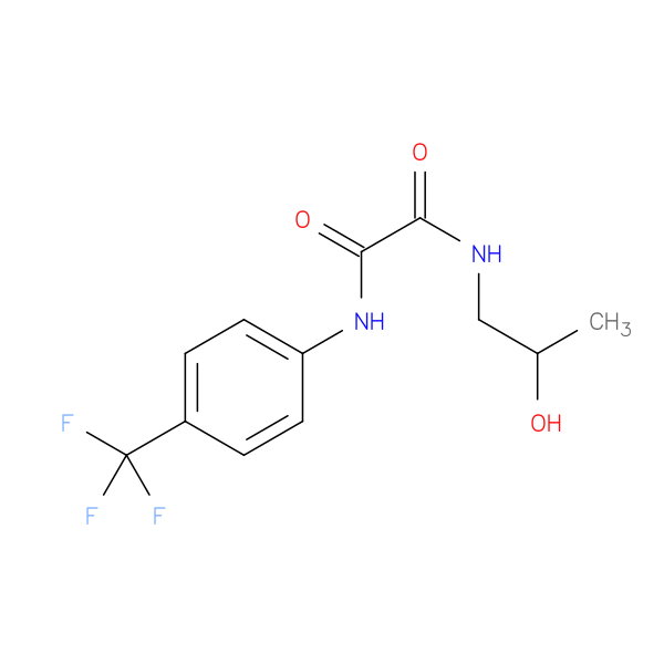 N-(2-hydroxypropyl)-N'-[4-(trifluoromethyl)phenyl]ethanediamide