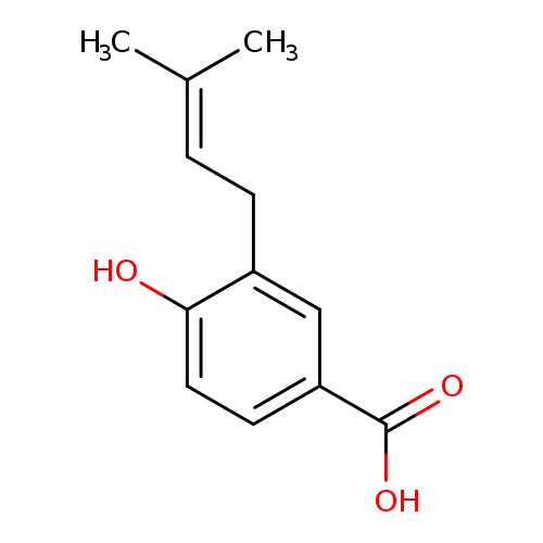 4-Hydroxy-3-prenylbenzoic Acid
