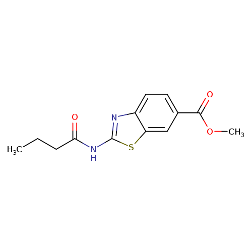 methyl 2-butanamido-1,3-benzothiazole-6-carboxylate