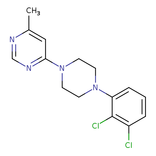 4-[4-(2,3-dichlorophenyl)piperazin-1-yl]-6-methylpyrimidine