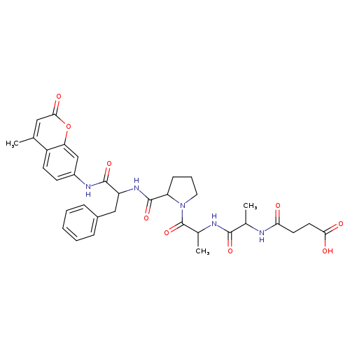 N-(3-Carboxy-1-oxopropyl)-L-alanyl-L-alanyl-L-prolyl-N-(4-methyl-2-oxo-2H-1-benzopyran-7-yl)-L-phenylalaninamide