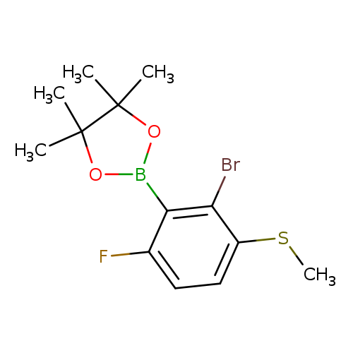 2-Bromo-6-fluoro-3-(methylthio)phenylboronic acid pinacol ester