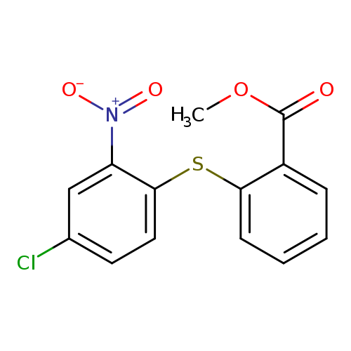 Methyl 2-[(4-chloro-2-nitrophenyl)thio]benzoate
