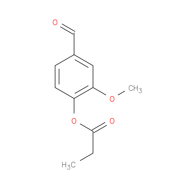 4-Formyl-2-methoxyphenyl propionate