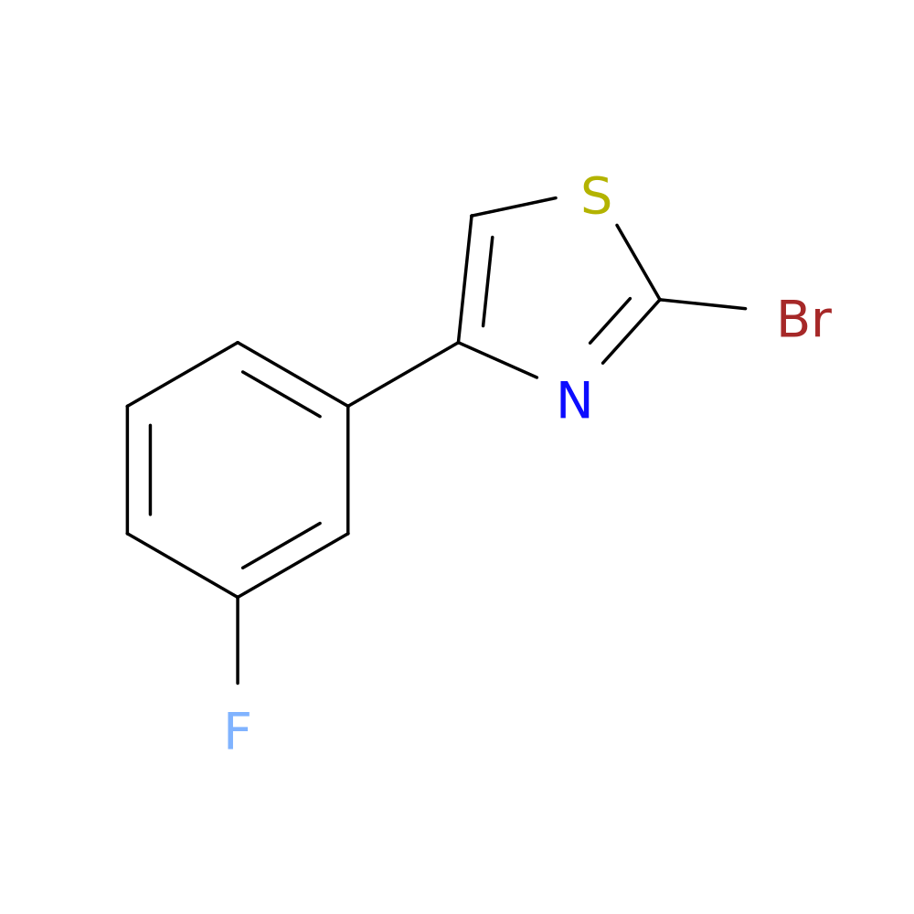 2-Bromo-4-(3-fluorophenyl)thiazole