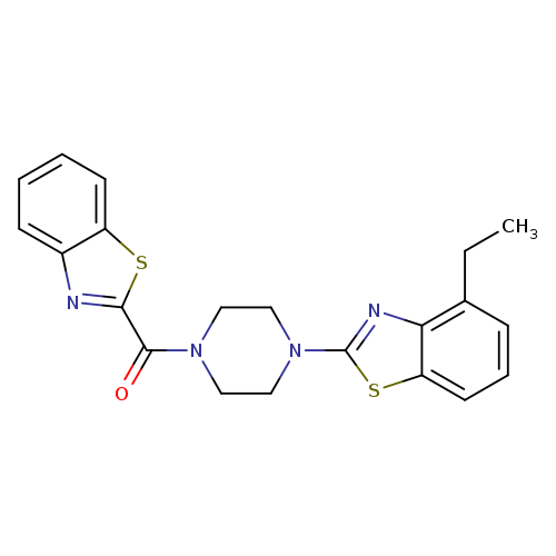 2-[4-(1,3-benzothiazole-2-carbonyl)piperazin-1-yl]-4-ethyl-1,3-benzothiazole