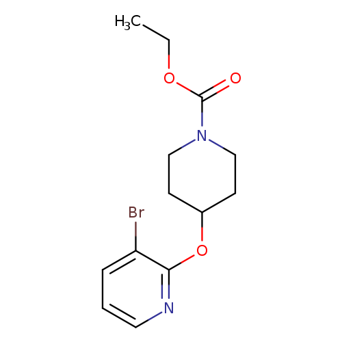 ethyl 4-[(3-bromopyridin-2-yl)oxy]piperidine-1-carboxylate