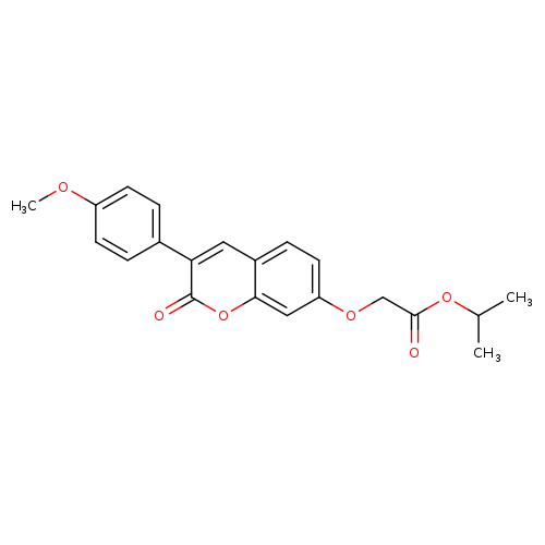 propan-2-yl 2-{[3-(4-methoxyphenyl)-2-oxo-2H-chromen-7-yl]oxy}acetate