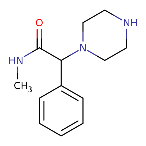 N-methyl-2-phenyl-2-(piperazin-1-yl)acetamide