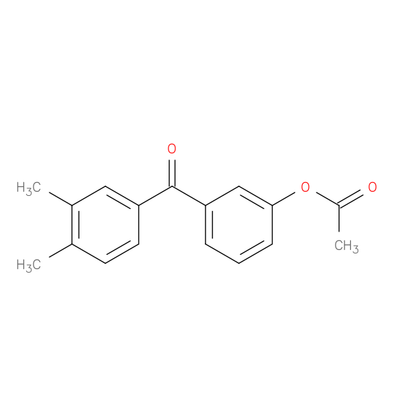 3-Acetoxy-3',4'-dimethylbenzophenone
