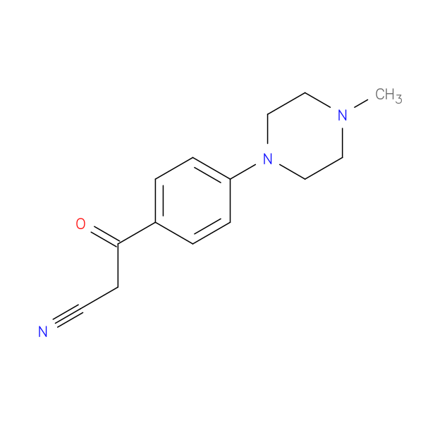 3-[4-(4-methylpiperazin-1-yl)phenyl]-3-oxopropanenitrile