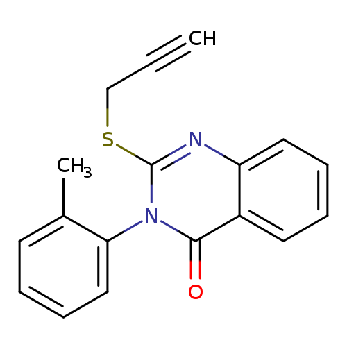 3-(2-methylphenyl)-2-(prop-2-yn-1-ylsulfanyl)-3,4-dihydroquinazolin-4-one