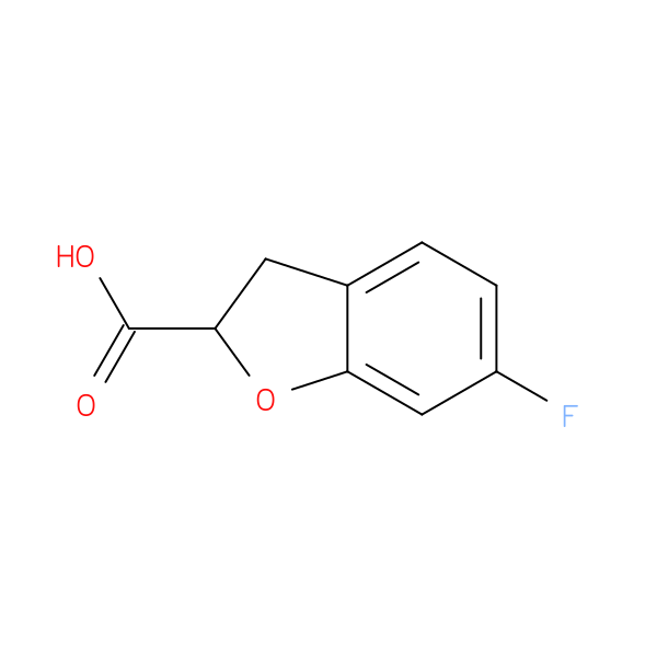 6-fluoro-2,3-dihydro-1-benzofuran-2-carboxylic acid