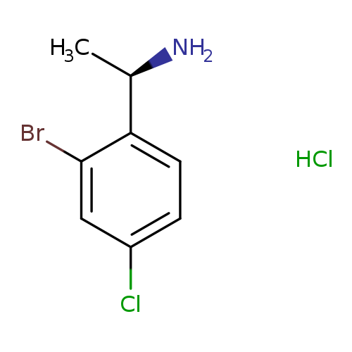 (1R)-1-(2-bromo-4-chlorophenyl)ethan-1-aminehydrochloride