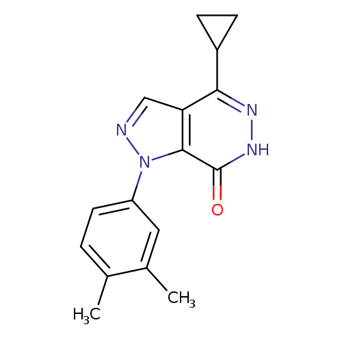 4-CYCLOPROPYL-1-(3,4-DIMETHYLPHENYL)-1,6-DIHYDRO-7H-PYRAZOLO[3,4-D]PYRIDA+