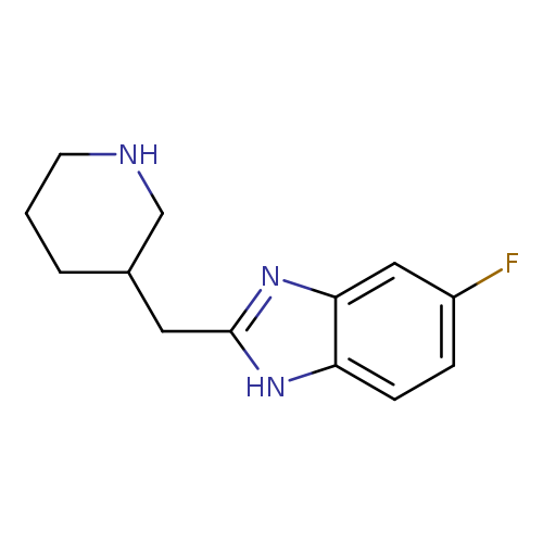 5-Fluoro-2-(piperidin-3-ylmethyl)-1h-benzimidazole