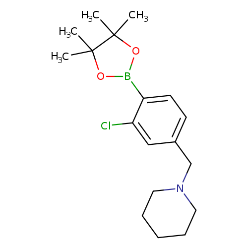 2-Chloro-4-(piperidinomethyl)phenylboronic acid, pinacol ester