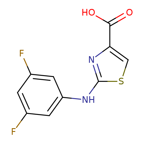 2-[(3,5-difluorophenyl)amino]-1,3-thiazole-4-carboxylic acid