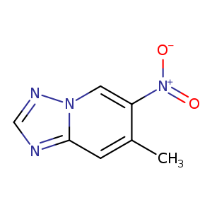 7-Methyl-6-nitro-[1，2，4]triazolo[1，5-a]pyridine