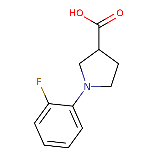 1-(2-Fluorophenyl)pyrrolidine-3-carboxylic acid