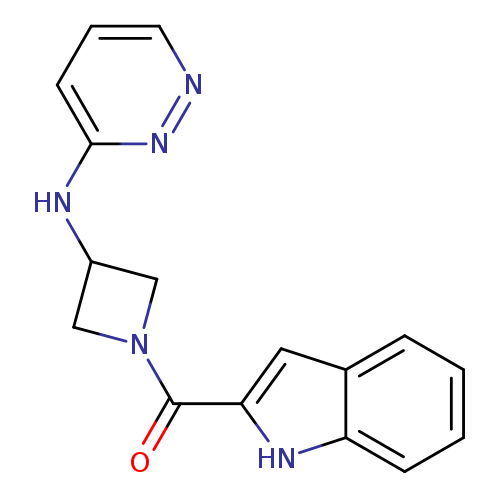 N-[1-(1H-indole-2-carbonyl)azetidin-3-yl]pyridazin-3-amine