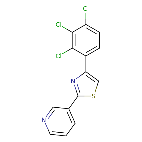 3-[4-(2,3,4-trichlorophenyl)-1,3-thiazol-2-yl]pyridine
