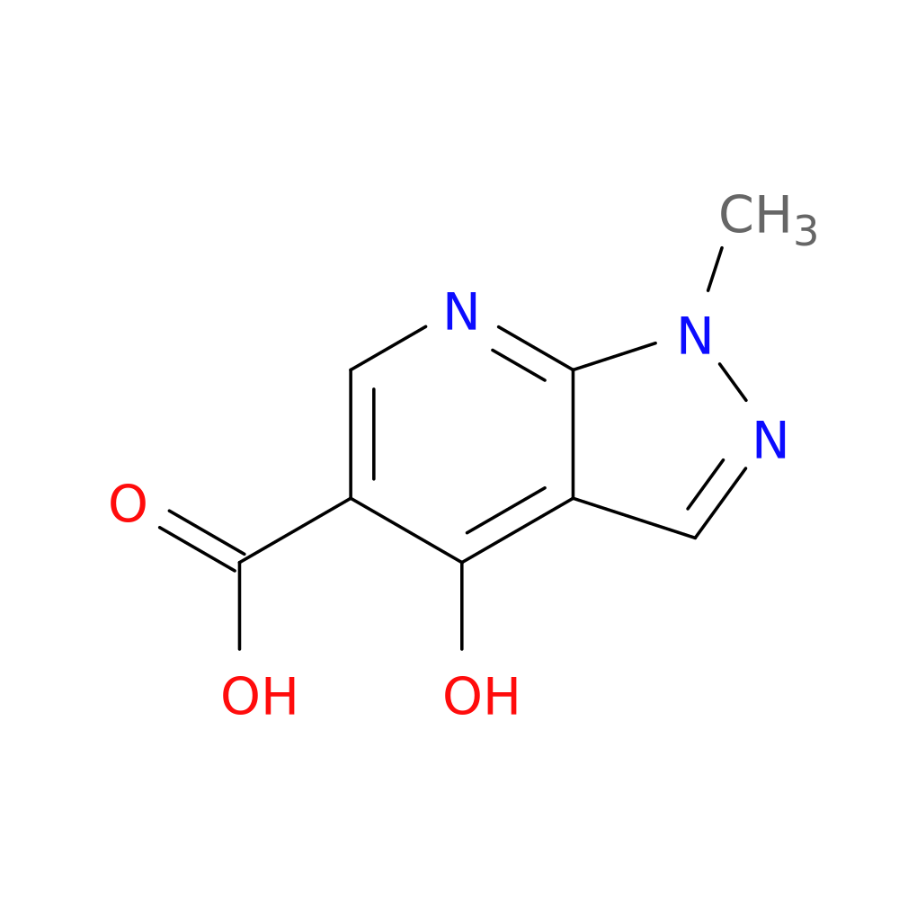 4-hydroxy-1-methyl-1H-pyrazolo[3,4-b]pyridine-5-carboxylic acid