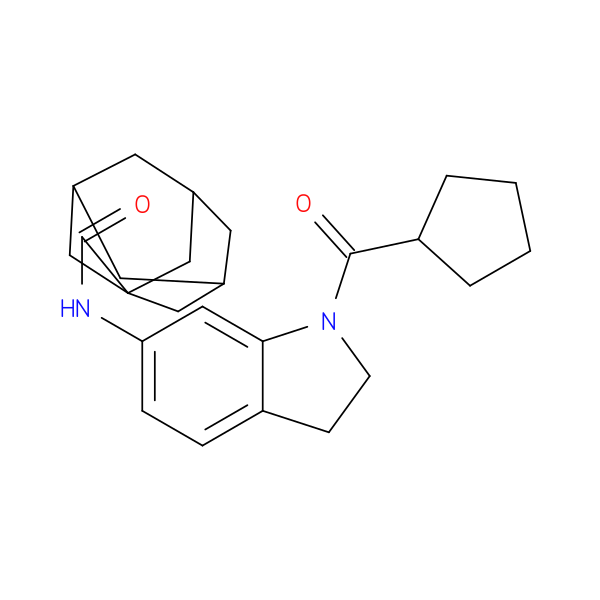 N-(1-cyclopentanecarbonyl-2,3-dihydro-1H-indol-6-yl)adamantane-1-carboxamide