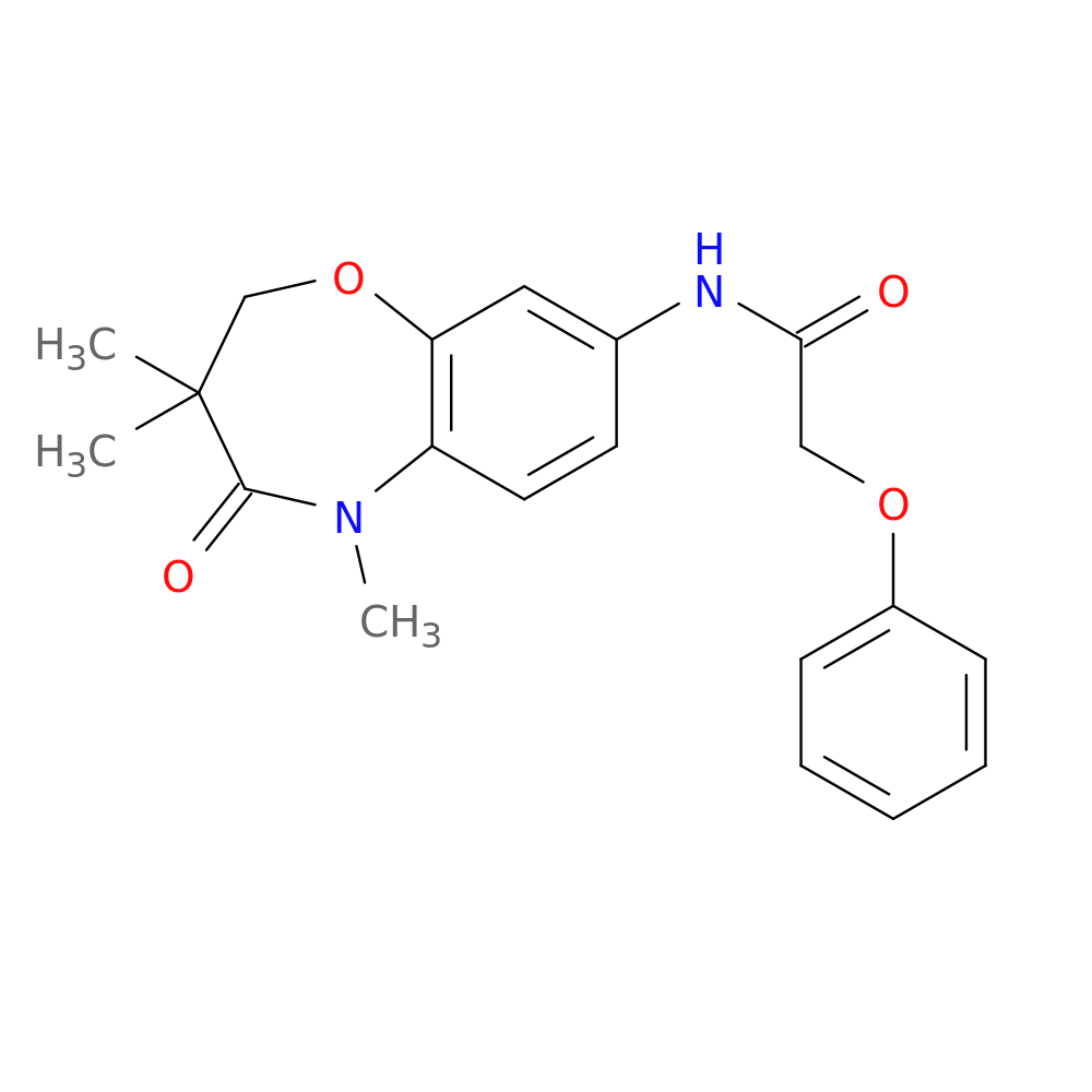 2-phenoxy-N-(3,3,5-trimethyl-4-oxo-2,3,4,5-tetrahydro-1,5-benzoxazepin-8-yl)acetamide