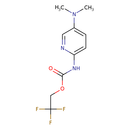 2,2,2-trifluoroethyl N-[5-(dimethylamino)pyridin-2-yl]carbamate
