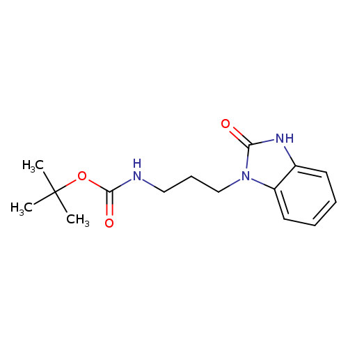 tert-butyl N-[3-(2-oxo-2,3-dihydro-1H-1,3-benzodiazol-1-yl)propyl]carbamate