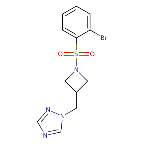 1-{[1-(2-bromobenzenesulfonyl)azetidin-3-yl]methyl}-1H-1,2,4-triazole