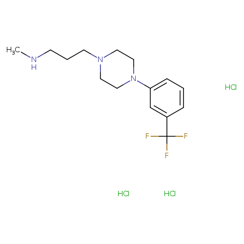 methyl(3-{4-[3-(trifluoromethyl)phenyl]piperazin-1-yl}propyl)amine trihydrochloride