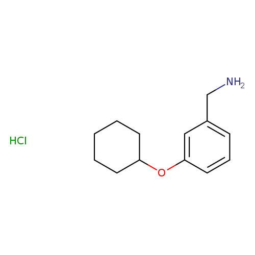 [3-(cyclohexyloxy)phenyl]methanamine hydrochloride