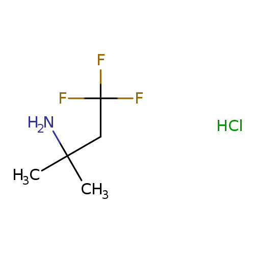 4,4,4-Trifluoro-2-methylbutan-2-amine hydrochloride