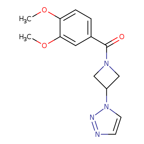 1-[1-(3,4-dimethoxybenzoyl)azetidin-3-yl]-1H-1,2,3-triazole