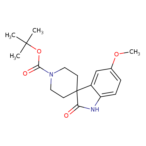 tert-Butyl 5-methoxy-2-oxospiro[indoline-3，4'-piperidine]-1'-carboxylate