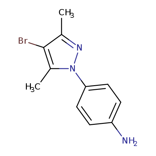 4-(4-Bromo-3,5-dimethylpyrazol-1-yl)aniline