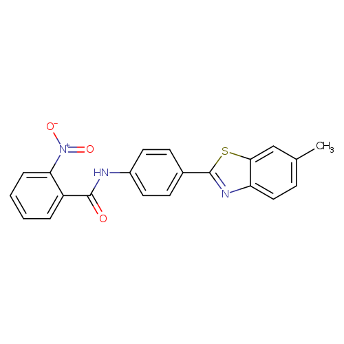 N-[4-(6-methyl-1,3-benzothiazol-2-yl)phenyl]-2-nitrobenzamide