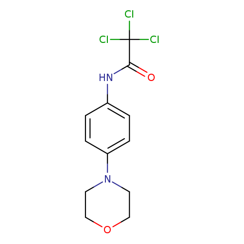 2,2,2-trichloro-N-[4-(morpholin-4-yl)phenyl]acetamide