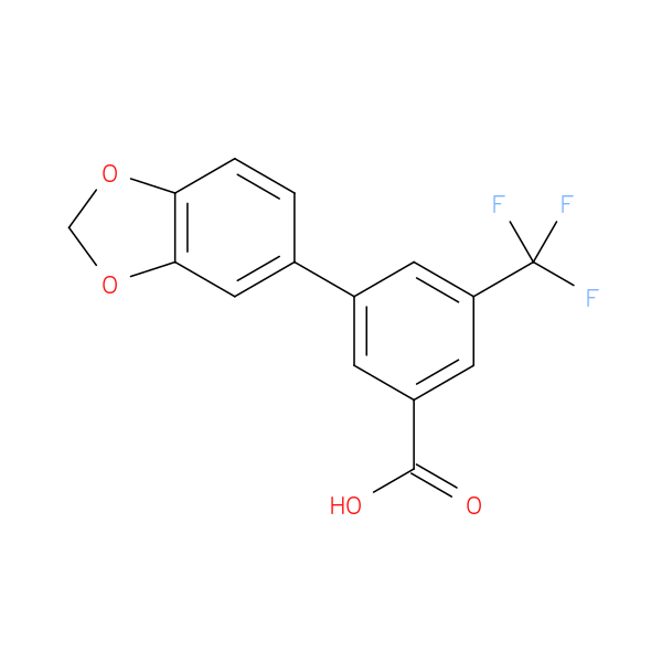 3-(3,4-Methylenedioxyphenyl)-5-trifluoromethylbenzoic acid