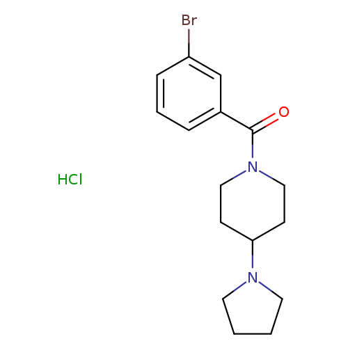 (3-Bromophenyl)[4-(1-pyrrolidinyl)-1-piperidinyl]methanone