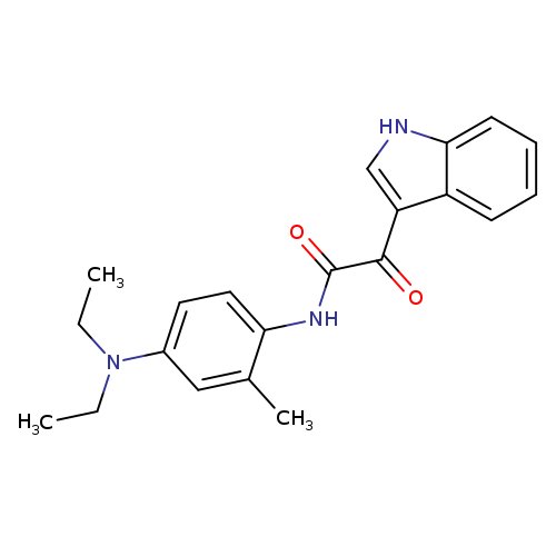 N-[4-(diethylamino)-2-methylphenyl]-2-(1H-indol-3-yl)-2-oxoacetamide