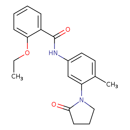 2-ethoxy-N-[4-methyl-3-(2-oxopyrrolidin-1-yl)phenyl]benzamide