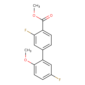 Methyl 2-fluoro-4-(5-fluoro-2-methoxyphenyl)benzoate