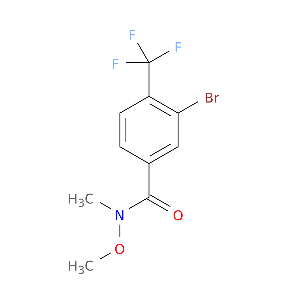 2-Bromo-4-[methoxy(methyl)carbamoyl]benzotrifluoride