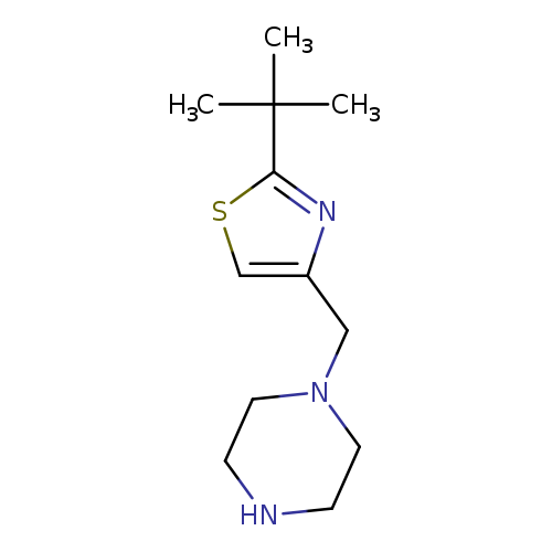 1-[(2-tert-butyl-1,3-thiazol-4-yl)methyl]piperazine