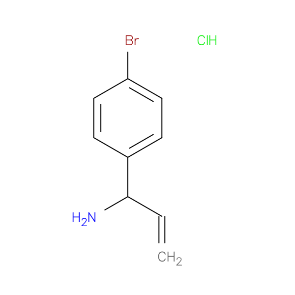 1-(4-Bromophenyl)prop-2-en-1-amine hydrochloride