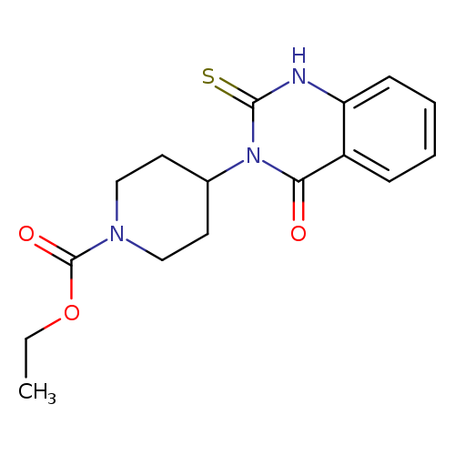 4-(4-Oxo-2-thioxo-1,4-dihydro-2H-quinazolin-3-yl)-piperidine-1-carboxylic acid ethyl ester