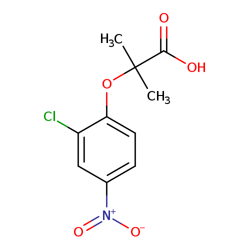2-(2-Chloro-4-nitrophenoxy)-2-methylpropanoic acid